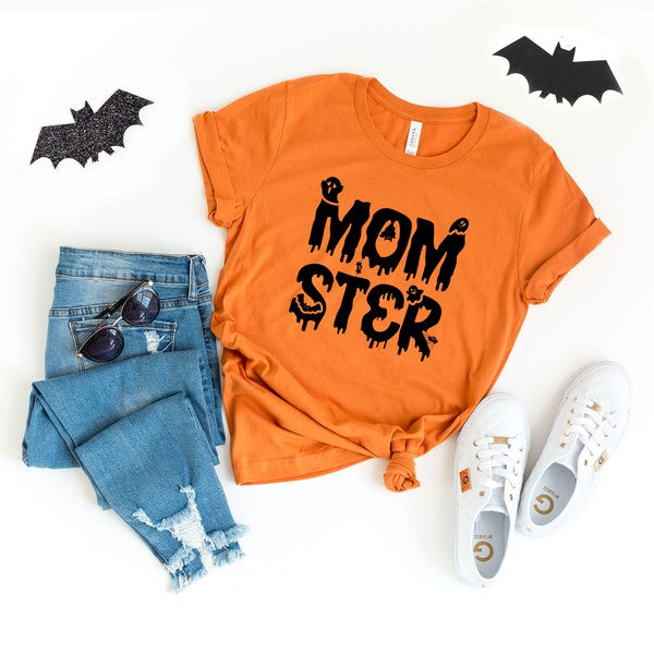 Momster Halloween Short Sleeve Graphic Tee