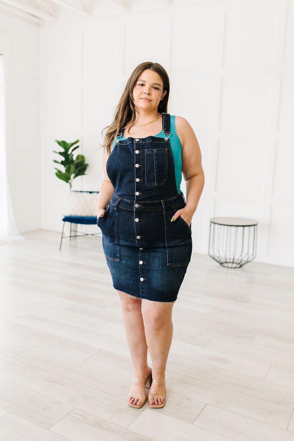 JUDY BLUE - Agnes Denim Overall Dress