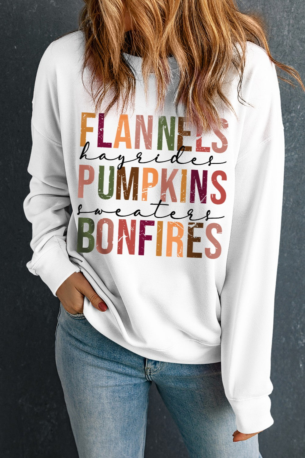 FLANNELS Long Sleeve Sweatshirt