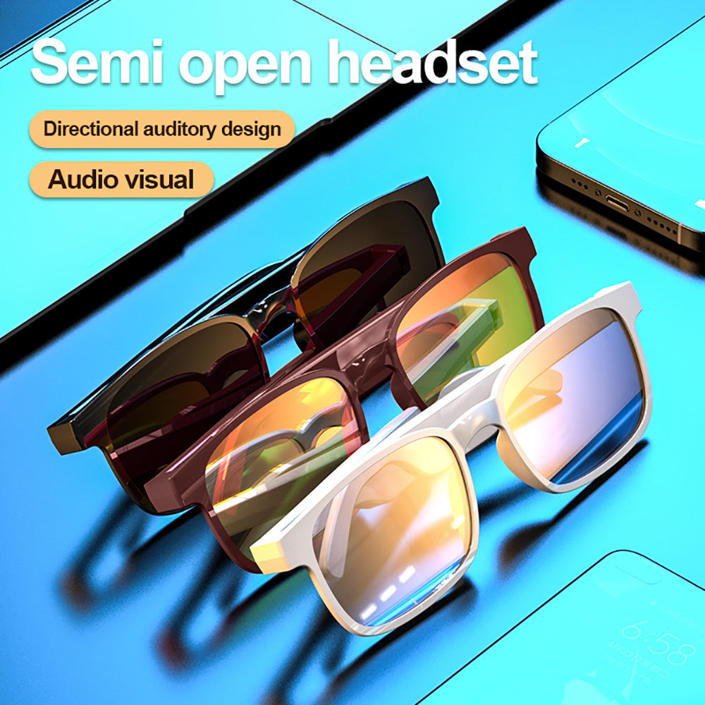 Smart Bluetooth Sunglasses Compatible with Apple ,