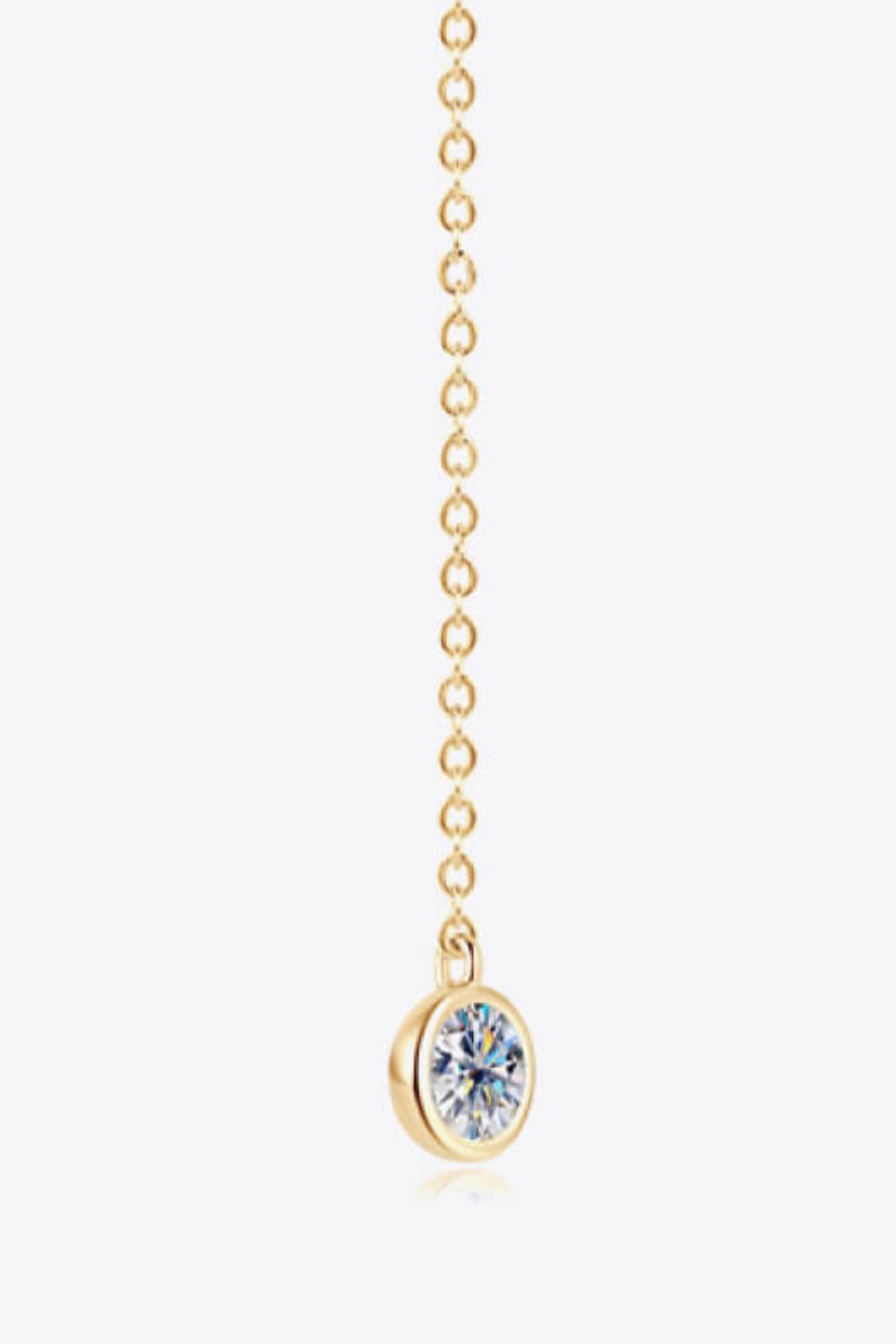 Adored Moissanite Chain Earrings