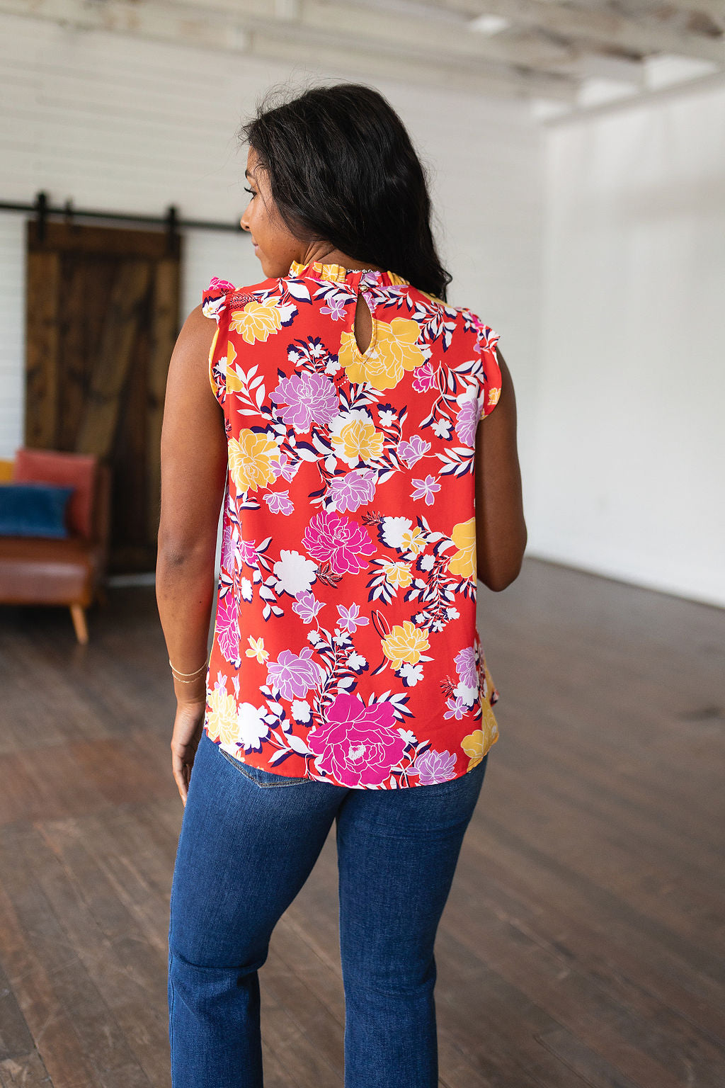 ANDREE BY UNIT - Among The Flowers Floral Top