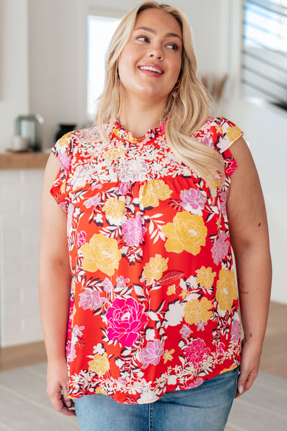 ANDREE BY UNIT - Among The Flowers Floral Top