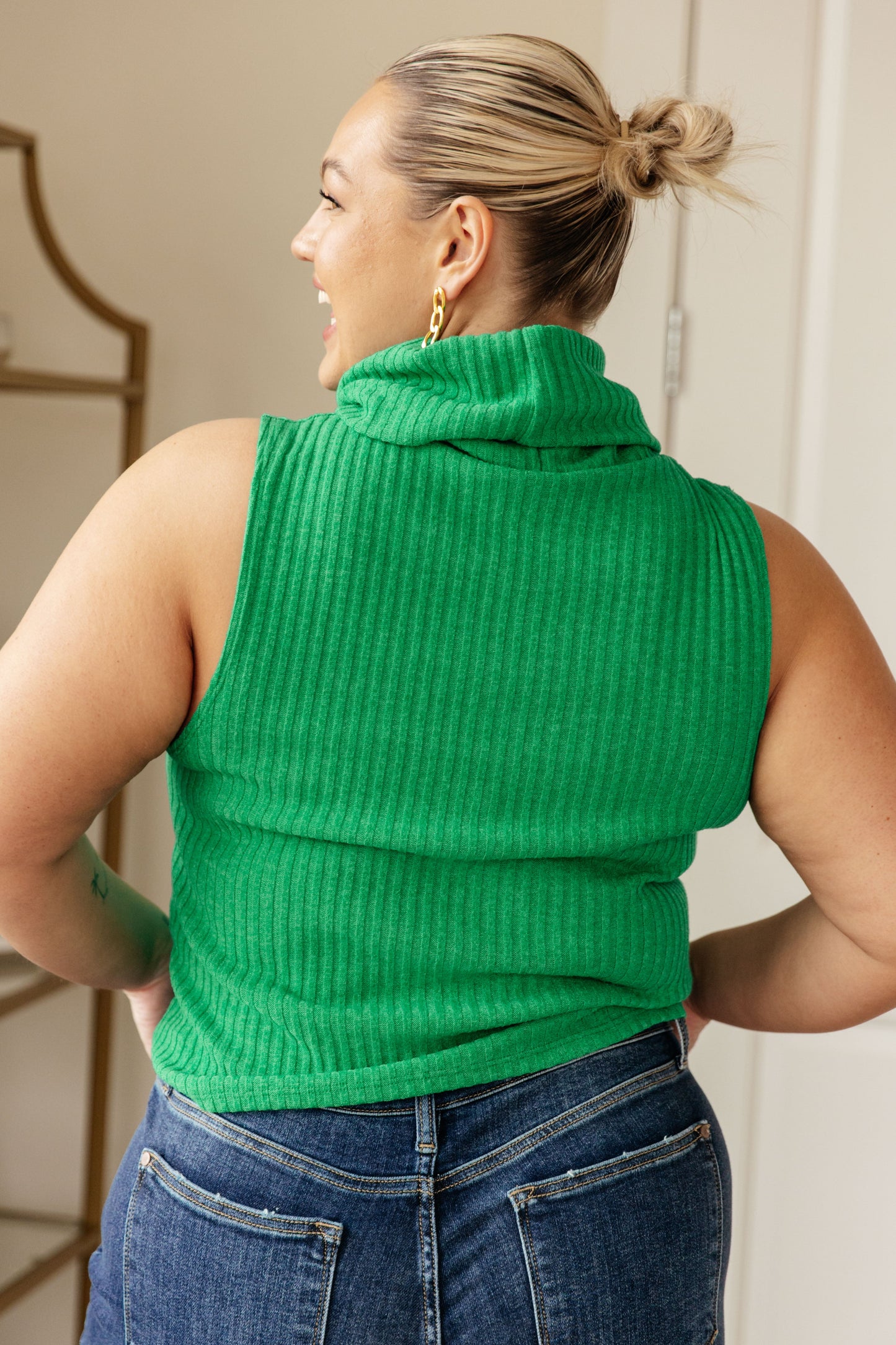 GeeGee - Before You Go Sleeveless Turtleneck Sweater