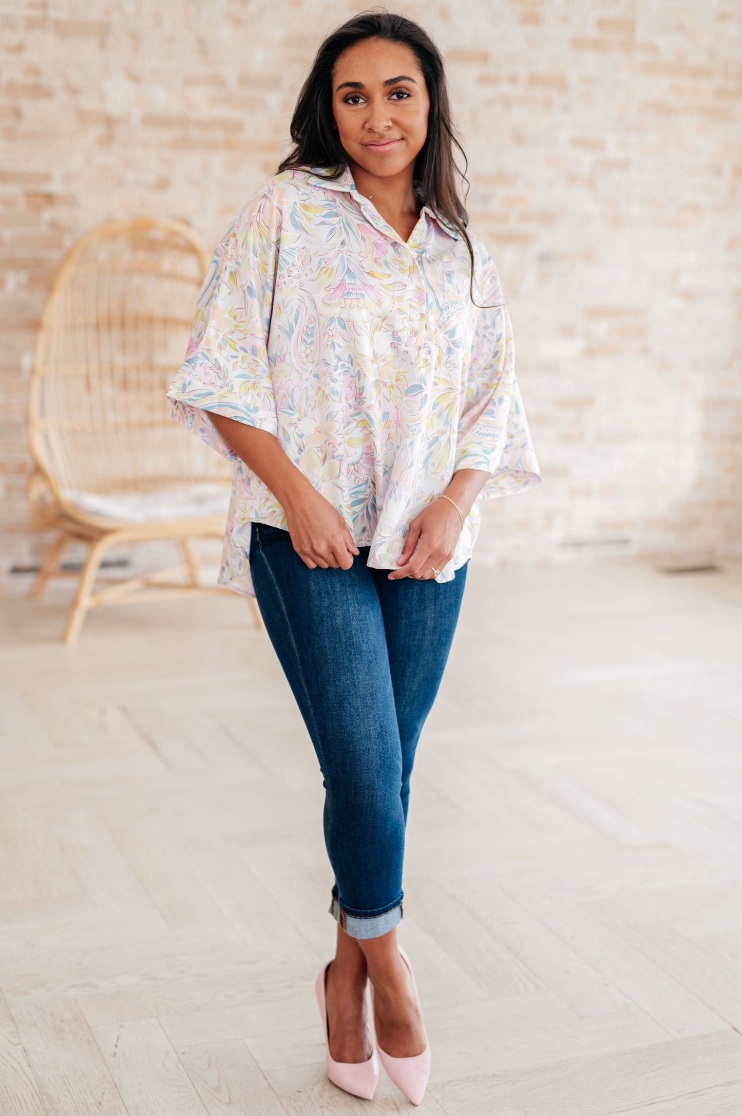 EMILY WONDER - Blissful Botanicals Blouse