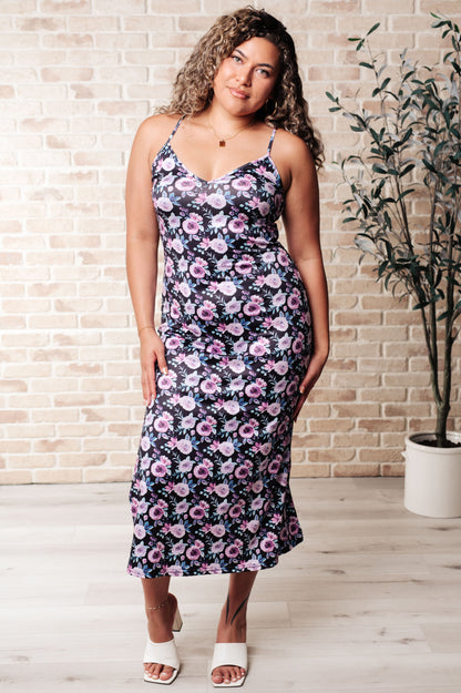 WITH LOVE MOLLY - Brooklyn Bodycon Dress in Floral