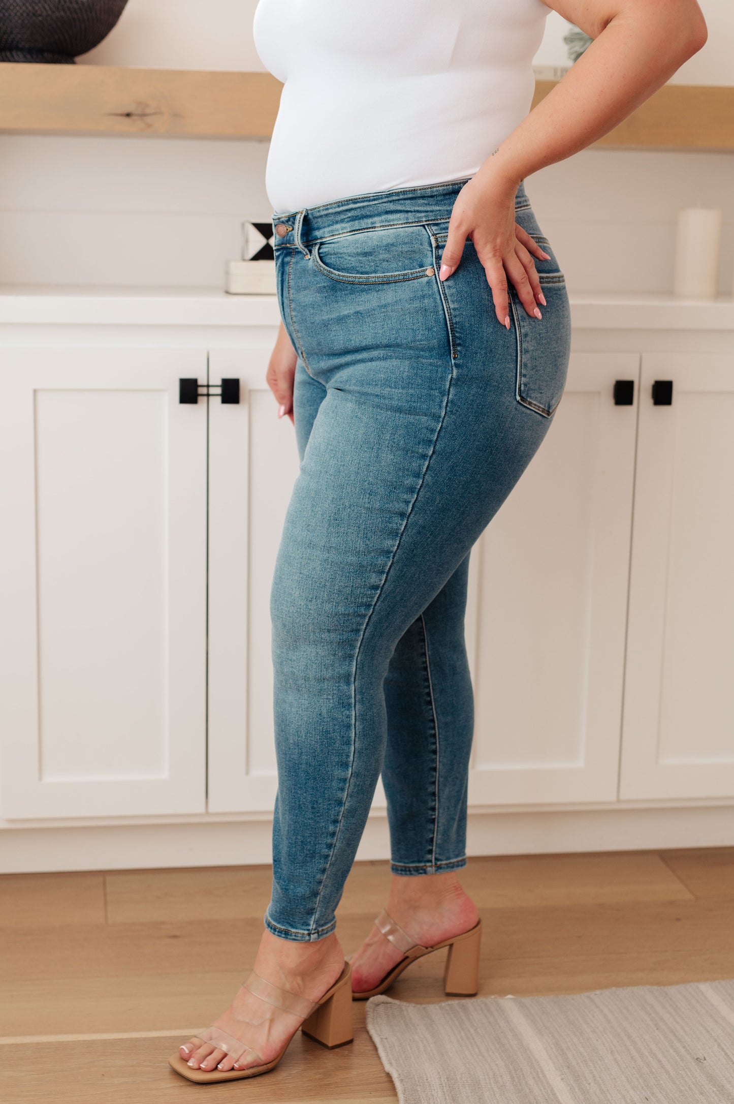 JUDY BLUE - Thermal Skinny Jean