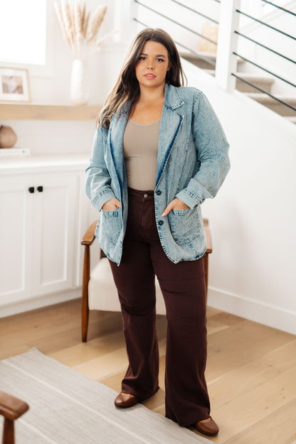 Bibi - Business Brunch Denim Blazer