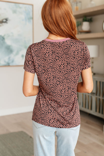 ONE ELEVEN NORTH - Cheetah Girl Short Sleeve Top