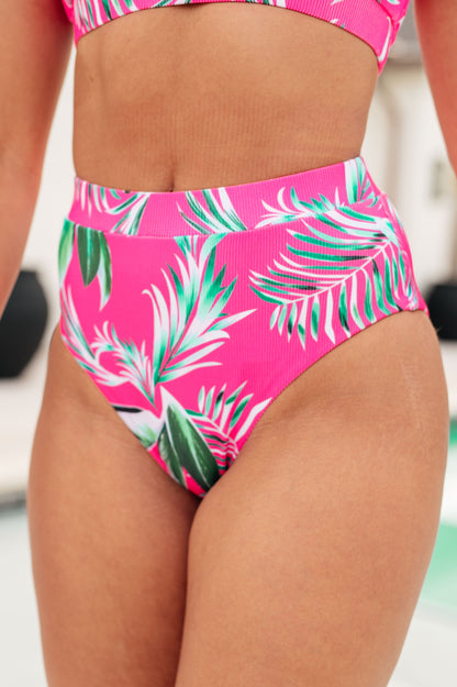 ONE ELEVEN NORTH - Barbados Tropical Print Swim Bottoms