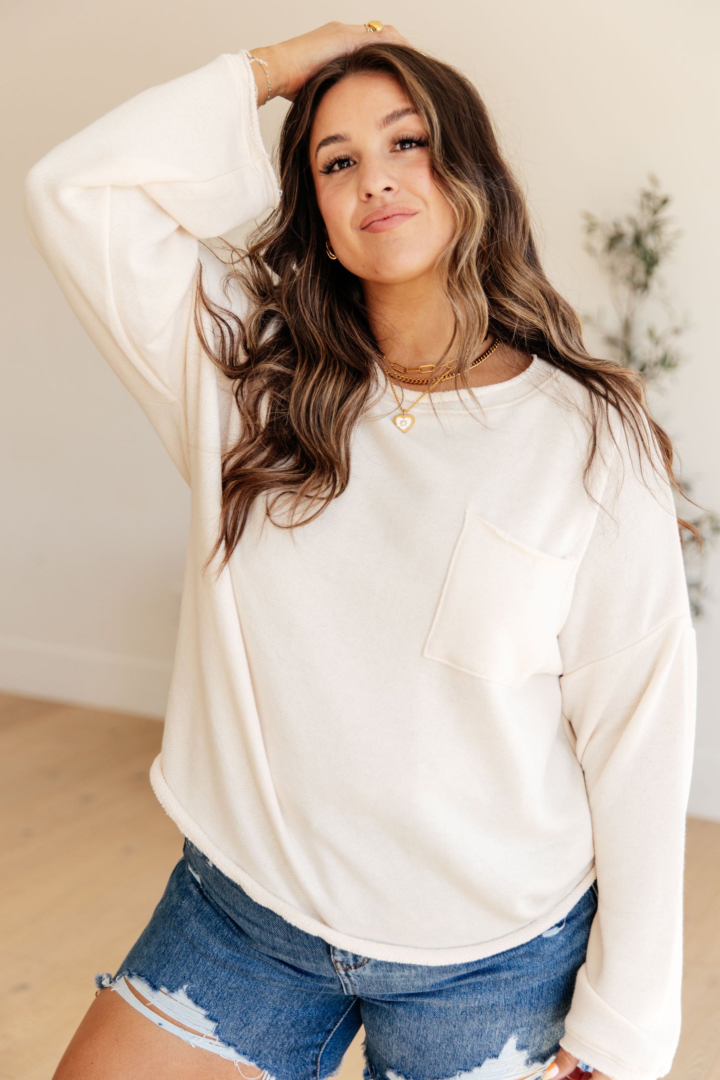 WHITE BIRCH - Coastal Living Sweatshirt