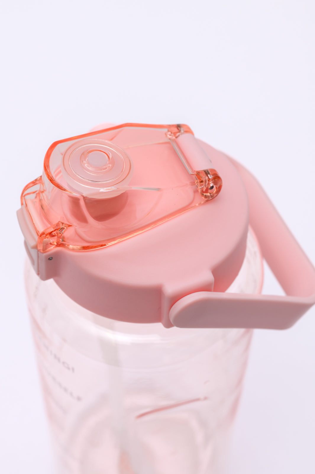 Elevated Water Tracking Bottle in Pink