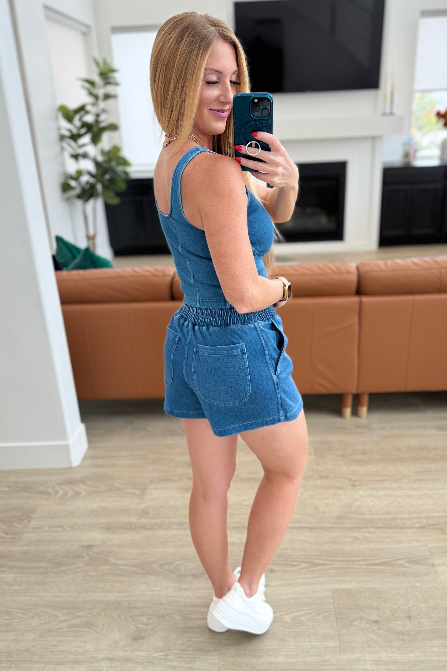 RAE MODE - City Siren Skort in Light Denim