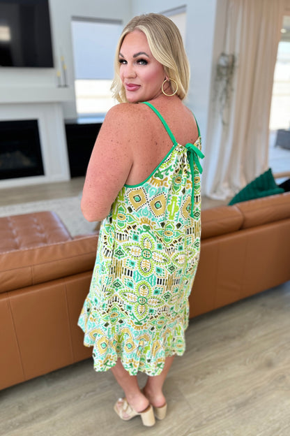 SEW IN LOVE - As You Walk On By Tank Dress in Lime