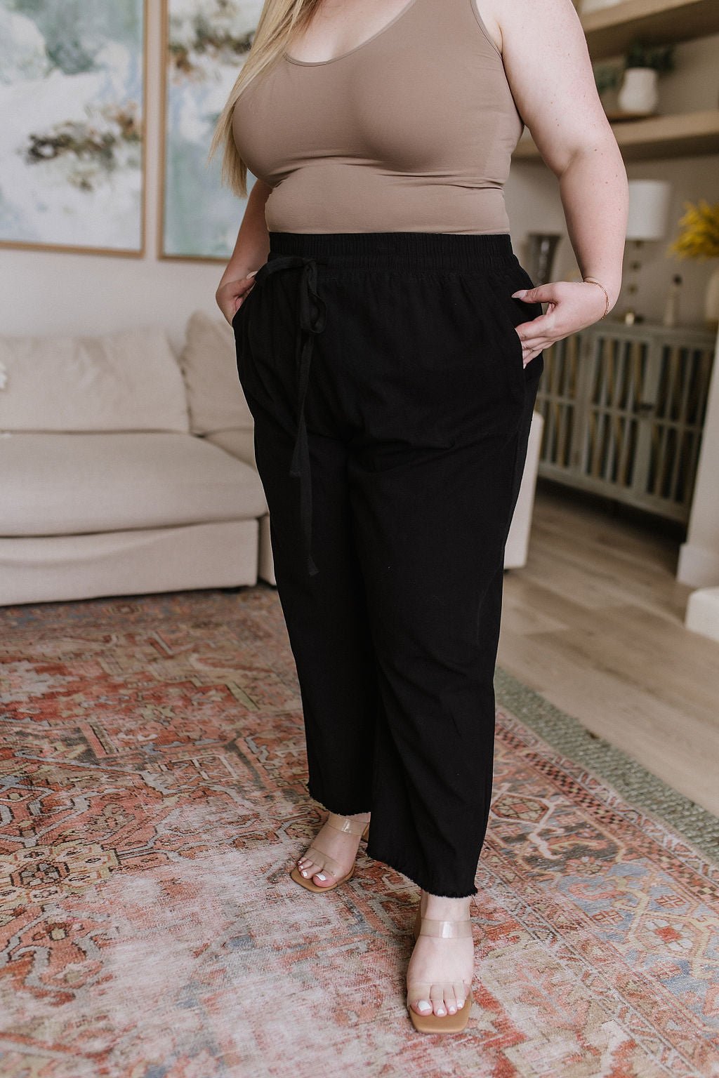 JUDY BLUE High Waisted Pants in Black