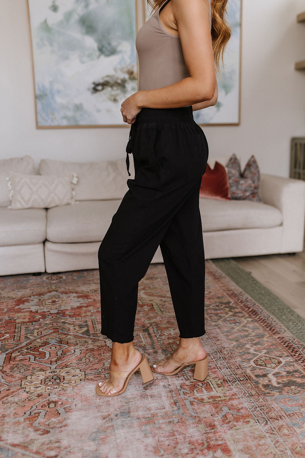 JUDY BLUE High Waisted Pants in Black