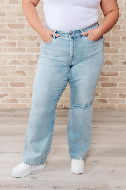 JUDY BLUE High Rise 90's Straight Jeans