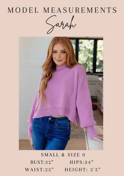 GeeGee - Back to Life V-Neck Sweater in Pink