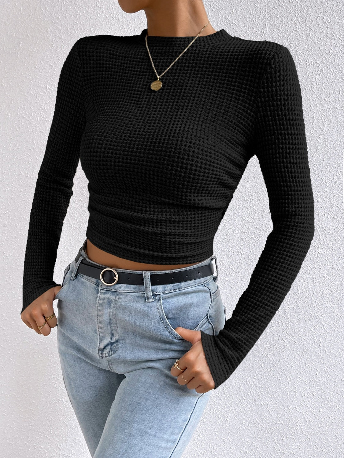 Round Neck Long Sleeve T-Shirt