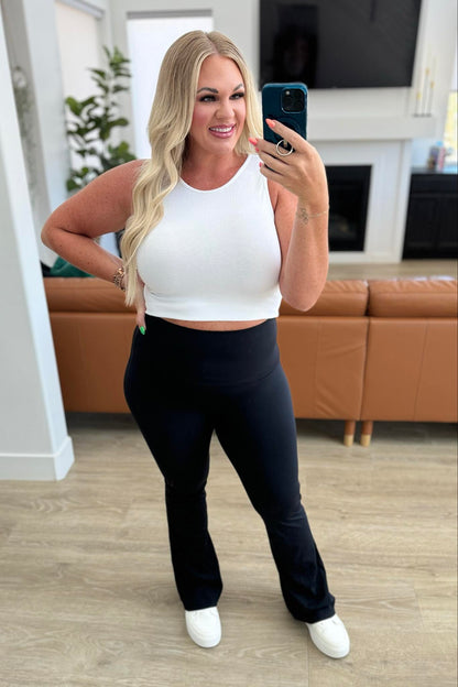 Fallon Flare Suck and Tuck Leggings in Two Colors