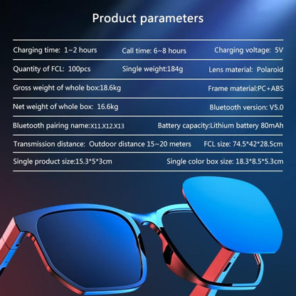 Smart Bluetooth Sunglasses Compatible with Apple ,